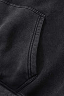 Washed Fleece Graphic Hoodie - Fried Snowflakes