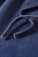 Washed Fleece Jogger Sweatpants - Royal Blue