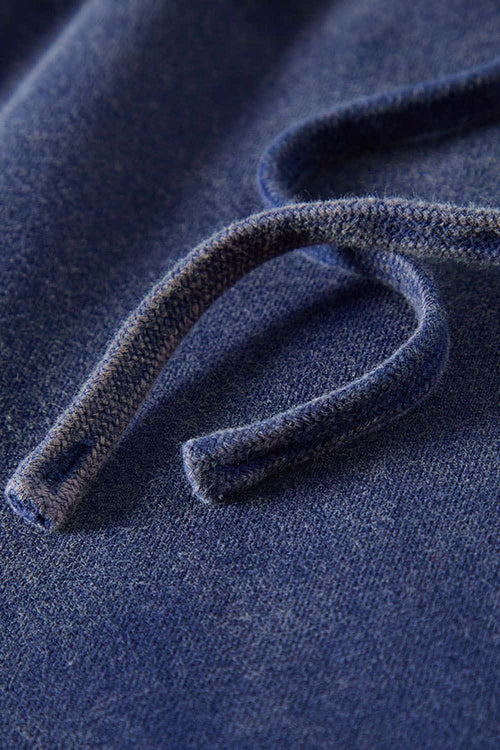 Washed Fleece Jogger Sweatpants - Royal Blue