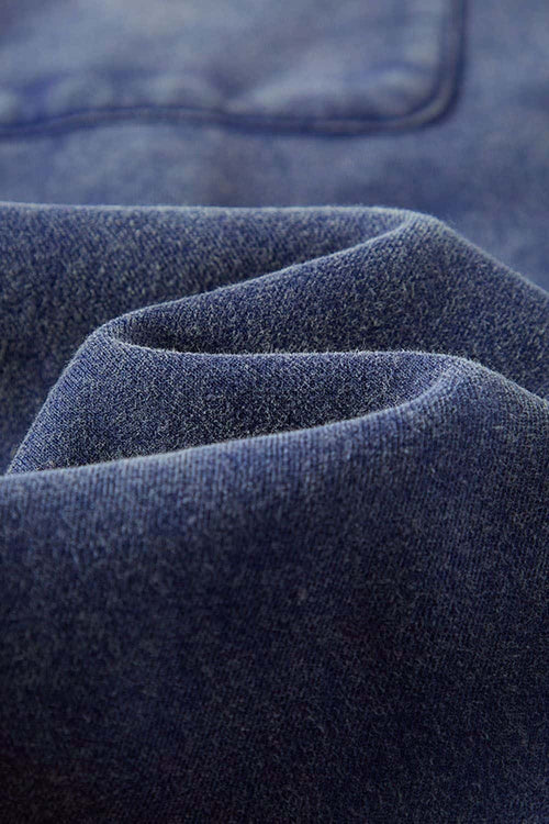 Washed Fleece Jogger Sweatpants - Royal Blue