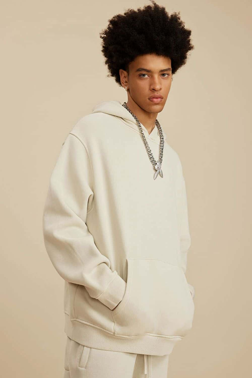 Heavyweight Fleece-Lined Vintage Wash Hoodie