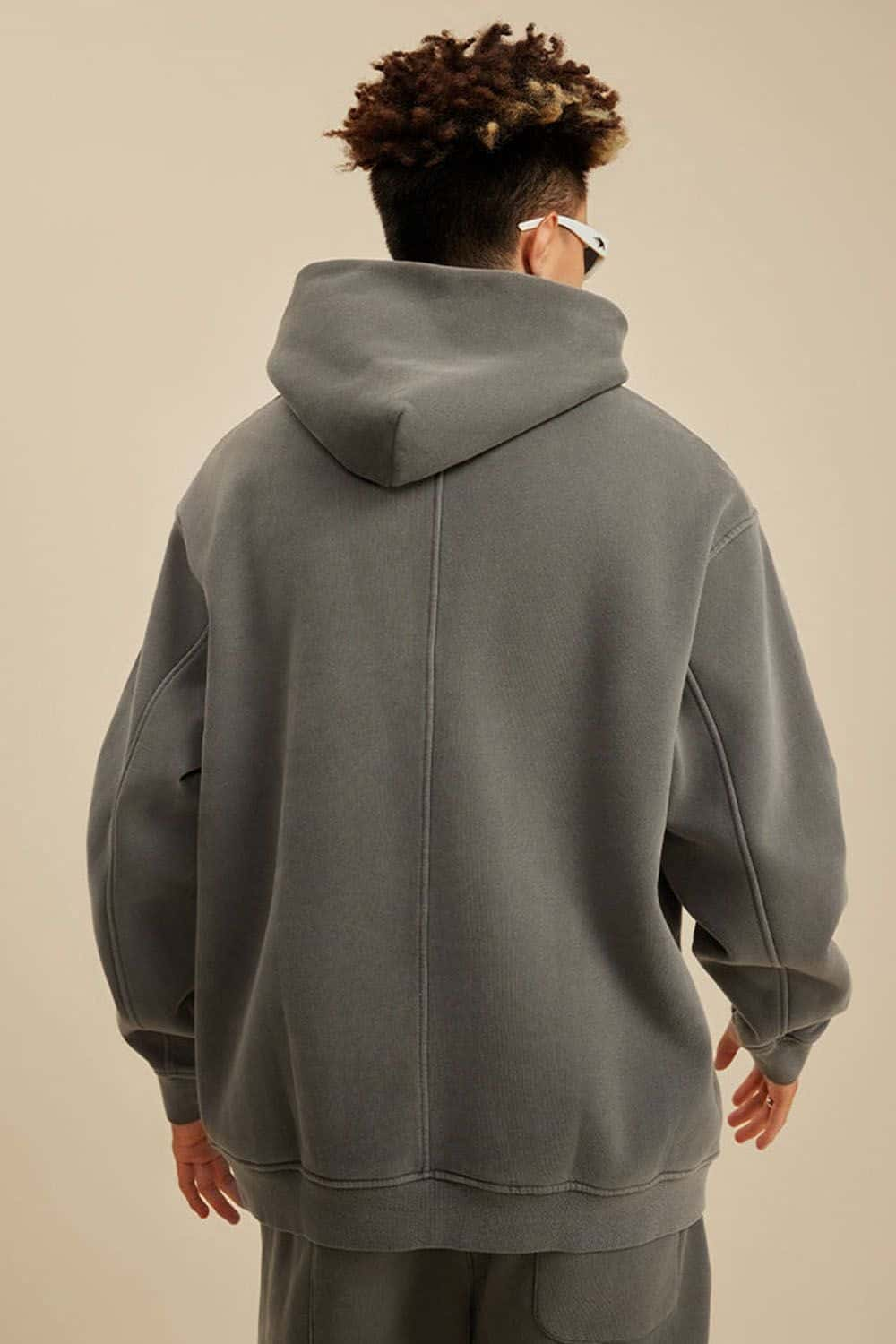 Heavyweight Fleece-Lined Vintage Wash Hoodie