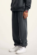 Fleece Lined Relaxed Fit Joggers - Charcoal