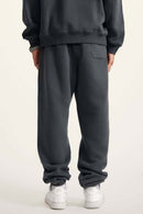 Fleece Lined Relaxed Fit Joggers - Charcoal