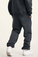 Fleece Lined Relaxed Fit Joggers - Charcoal