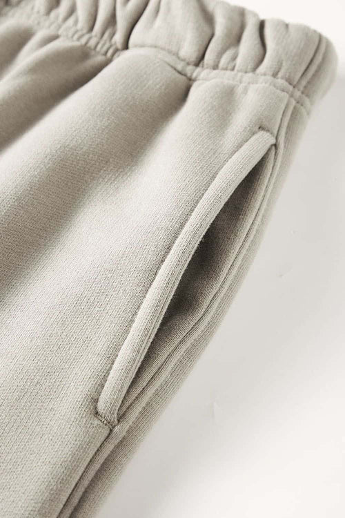 Fleece Lined Relaxed Fit Joggers - Gray Camel