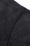 Washed Fleece Zip-Up Hoodie - Fried Snowflakes