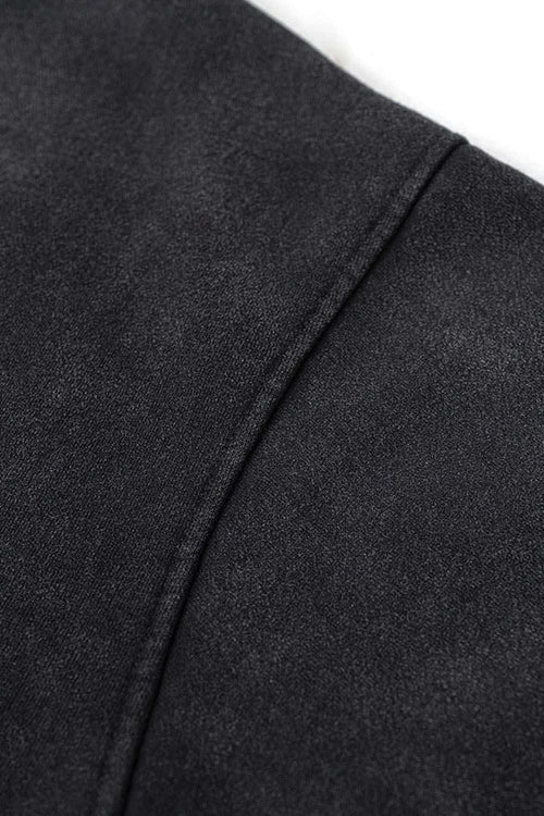 Washed Fleece Zip-Up Hoodie - Fried Snowflakes