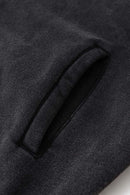 Washed Fleece Zip-Up Hoodie - Fried Snowflakes