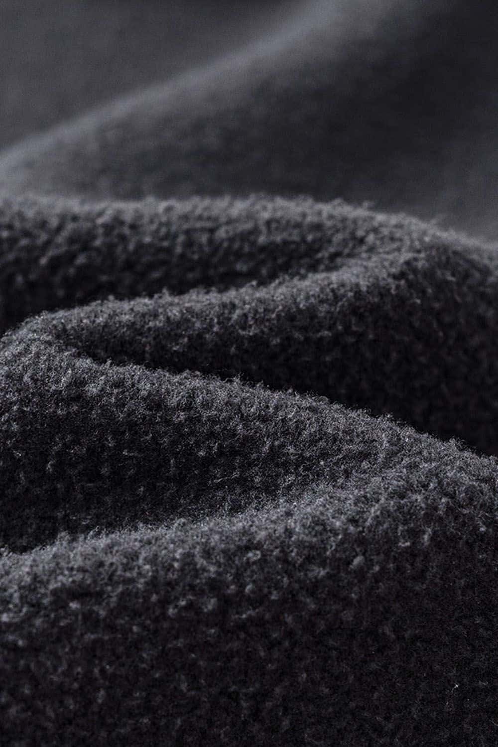 High Street Vintage Wash Fleece-Lined Zip-Up Hoodie