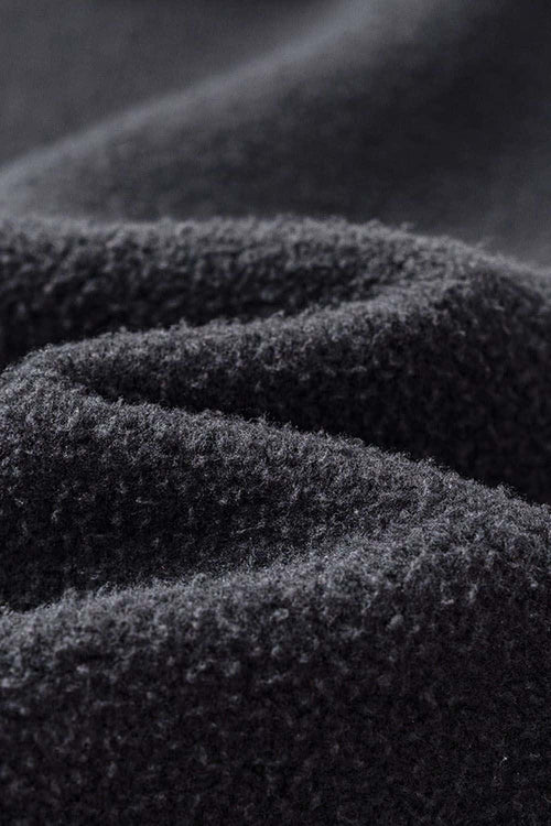 Washed Fleece Zip-Up Hoodie - Fried Snowflakes