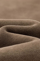 Heavyweight Fleece Wide-Leg Sweatpants - Brown