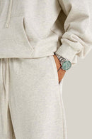 Everyday Drawstring Relaxed Sweatpants - Oat Gray