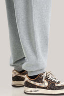 Everyday Drawstring Relaxed Sweatpants - Flower Gray