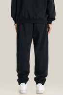 Everyday Drawstring Relaxed Sweatpants - Metallic Black