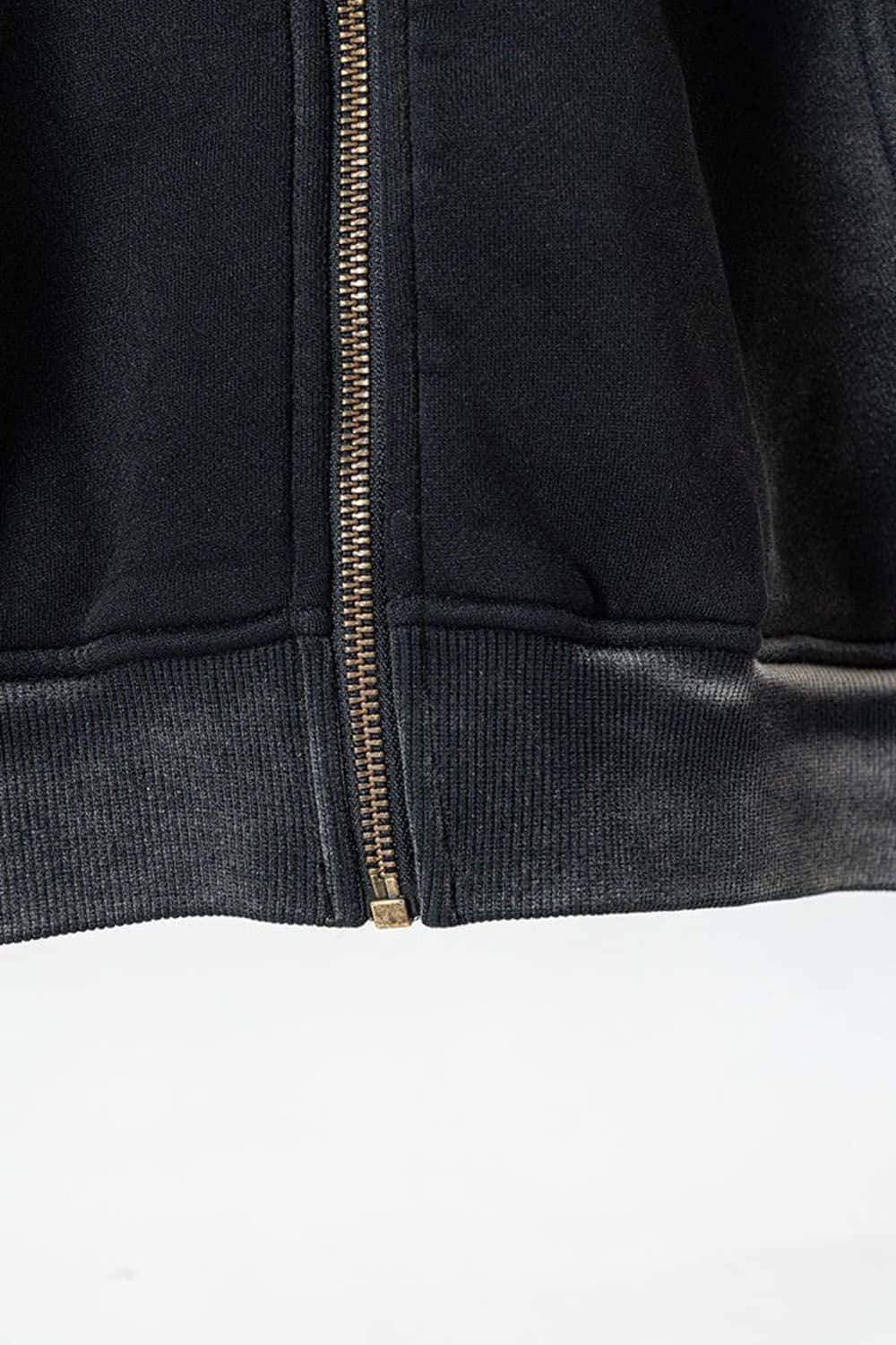 Street Style Zip-Up Fleece-Lined Hoodie