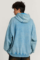 Vintage Wax-Dye Heavyweight Hoodie - Sky Blue