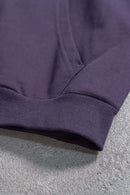 Heavyweight French Terry Zip-Up Hoodie - Raspberry Purple