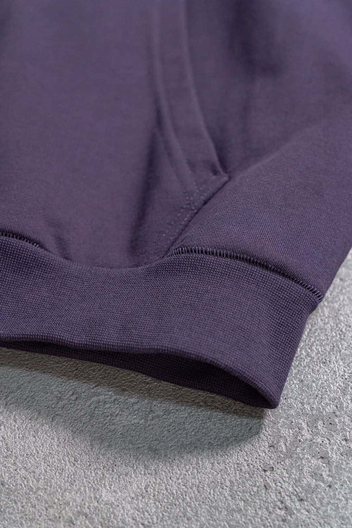 Heavyweight French Terry Zip-Up Hoodie - Raspberry Purple
