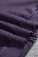 Heavyweight French Terry Zip-Up Hoodie - Raspberry Purple