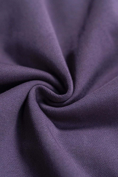 Heavyweight French Terry Zip-Up Hoodie - Raspberry Purple