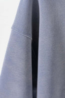 Heavyweight Washed Gradient Fleece Hoodie - Blue