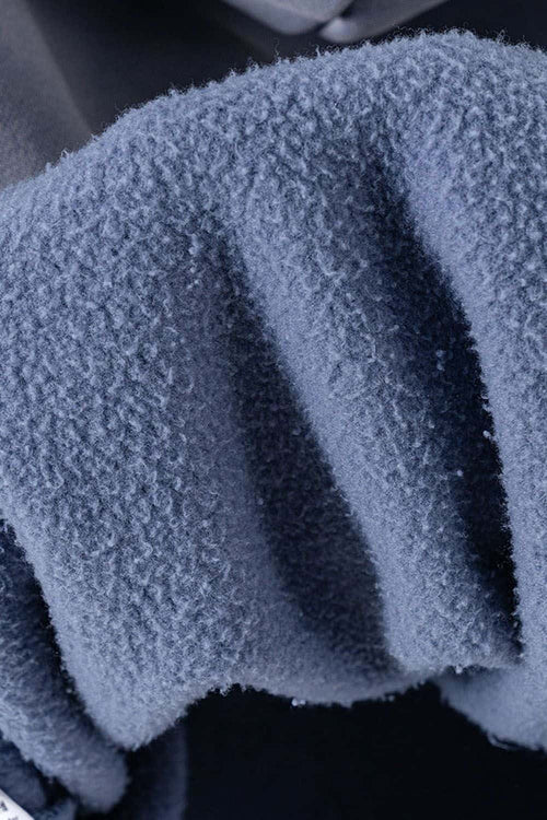 Heavyweight Washed Gradient Fleece Hoodie - Blue