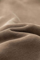 Heavyweight Washed Gradient Fleece Hoodie - Brown