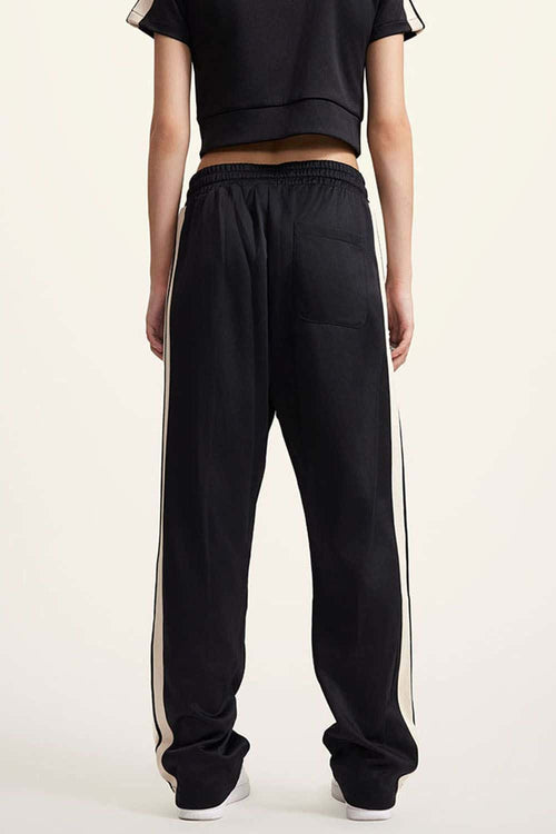 Side Stripe Active Pants - Black
