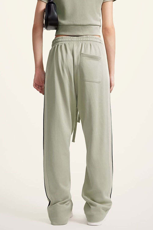 Side Stripe Active Pants - Gray Camel