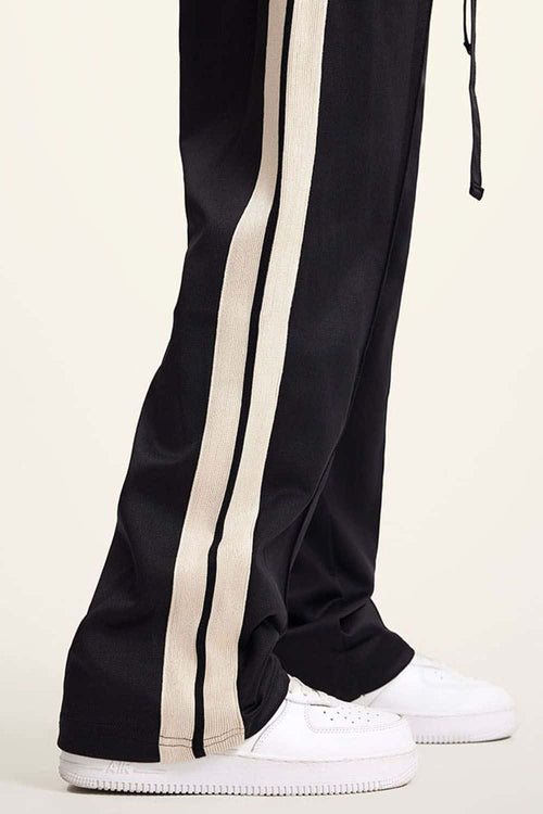Side Stripe Active Pants - Black