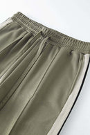 Side Stripe Active Pants - Olive