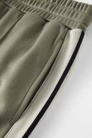 Side Stripe Active Pants - Olive
