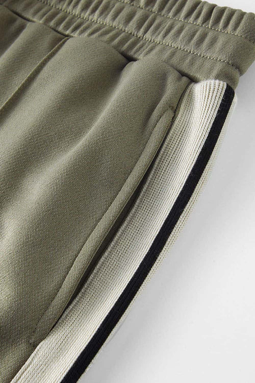 Side Stripe Active Pants - Olive