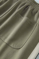 Side Stripe Active Pants - Olive