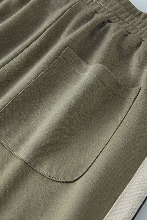 Side Stripe Active Pants - Olive
