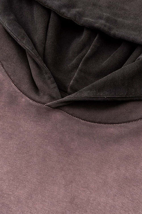 Washed Gradient Hoodie - Plum Purple