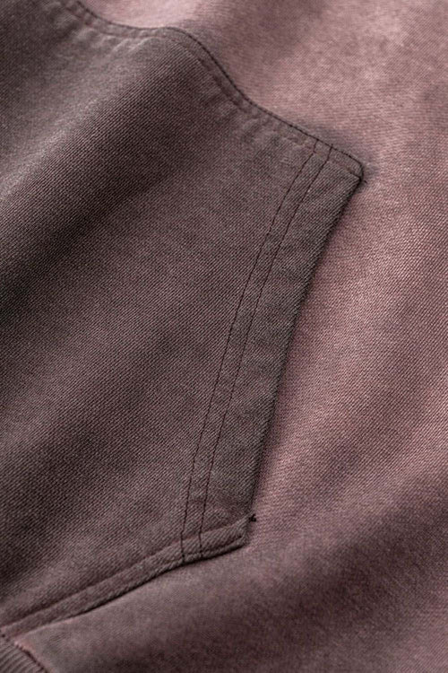 Washed Gradient Hoodie - Plum Purple
