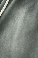 Distressed Vintage Wash Straight Sweatpants - Dark Gray