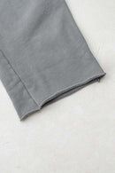 Gradient Graffiti Wide-Leg Sweatpant - Medium Gray