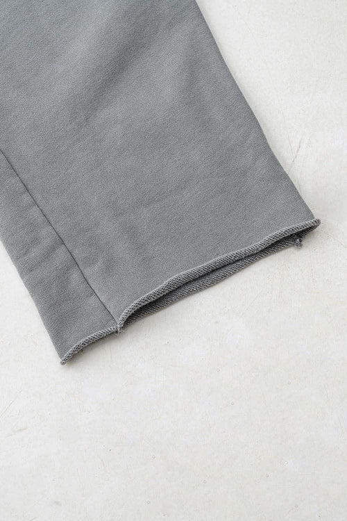 Gradient Graffiti Wide-Leg Sweatpant - Medium Gray