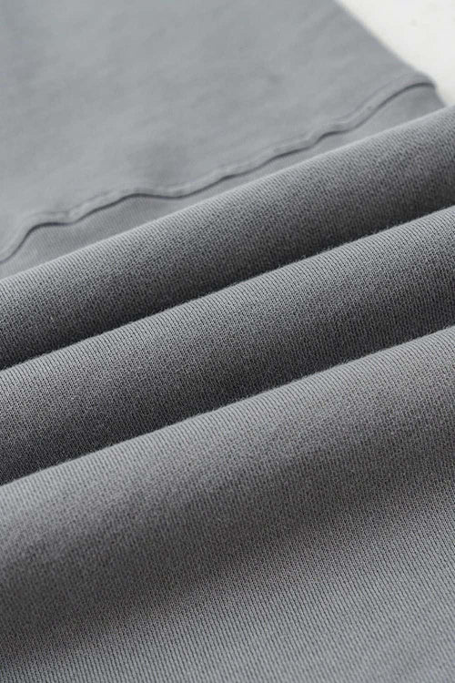 Gradient Graffiti Wide-Leg Sweatpant - Medium Gray