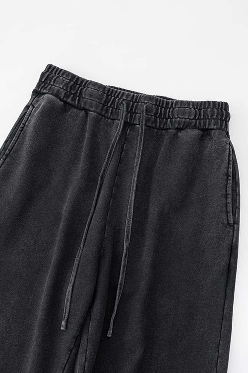 Essential Washed Relaxed Joggers - Snowflake Wash