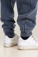 Heavyweight Washed Jogger Sweatpants - Royal Blue