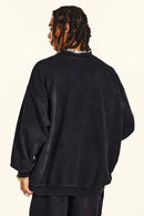 Heavyweight Vintage Washed Sweatshirt - Black