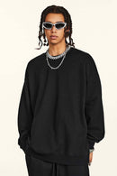 Ultra-Heavyweight Drop-Shoulder Sweatshirt - Metallic Black
