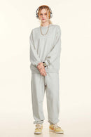 Ultra-Heavyweight Drop-Shoulder Sweatshirt - Oat Gray