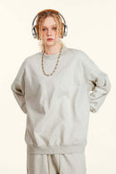 Ultra-Heavyweight Drop-Shoulder Sweatshirt - Oat Gray