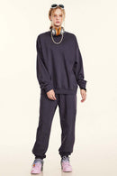 Ultra-Heavyweight Drop-Shoulder Sweatshirt - Raspberry Purple