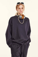 Ultra-Heavyweight Drop-Shoulder Sweatshirt - Raspberry Purple